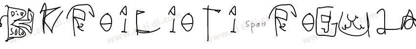 BKReiLieTi Regular字体转换